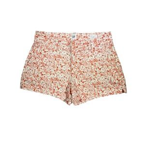 Gap Women's Chino Floral Pink Print, 3"‎ Inseam, Size 4